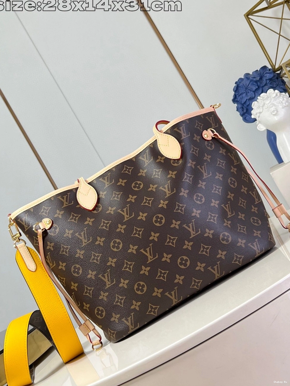 Louis Inside MM-31*28*14cm Bandoulière Out Vuitton Neverfull 0722